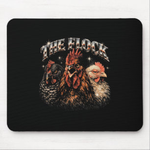 Alfombrilla De Ratón Amante del pollo de patio de los 80 Heavy-metal Ro
