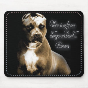 Alfombrilla De Ratón Amante Mascota Pitbull Mouse Pad