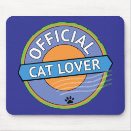Alfombrilla De Ratón Amante Oficial de Gatos