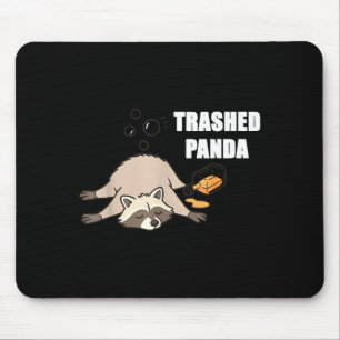 Alfombrilla De Ratón Amantes de Panda Divertido Basura Borracho Mapache