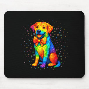 Alfombrilla De Ratón Amantes de Perros Labrador Lunares Feliz Día de lo