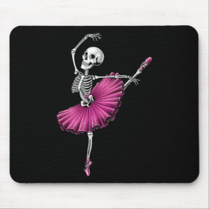 Alfombrilla De Ratón Amantes del ballet bailando esqueleto Spooky Hallo