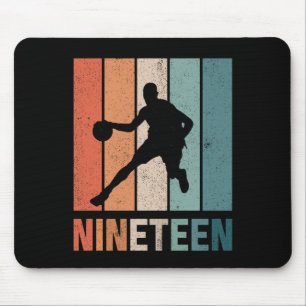 Alfombrilla De Ratón Amantes del Básquetbol Retro 19 años