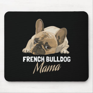 Alfombrilla De Ratón Amantes del Bulldog de Bulldog de mamá