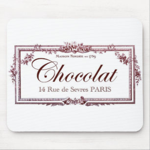 Alfombrilla De Ratón Amantes del chocolate…. ame este arte del franc