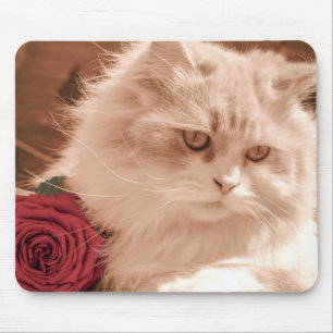 Alfombrilla De Ratón Amantes del gato
