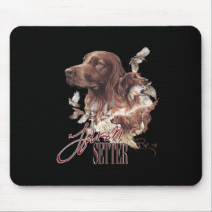 Alfombrilla De Ratón Amantes del perro de la seda irlandesa