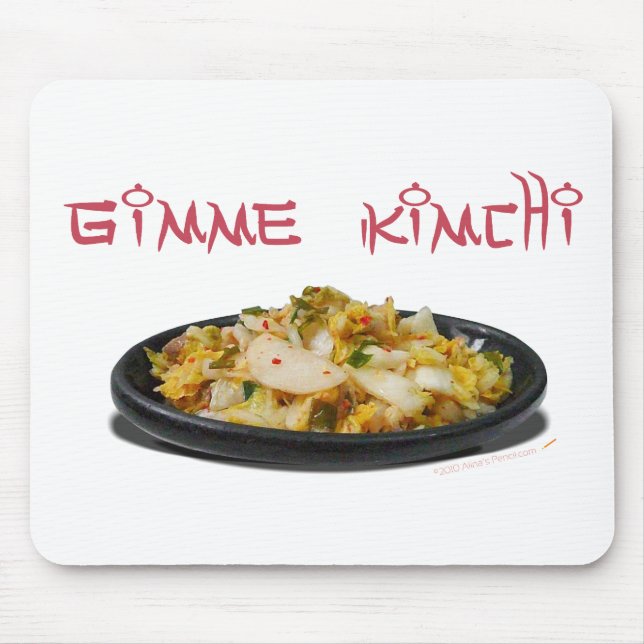 Alfombrilla De Ratón Amantes Mousepad de Gimme Kimchi Kimchi o estera (Frente)