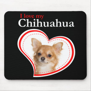 Alfombrilla De Ratón Amar a mi Chihuahua Mousepad