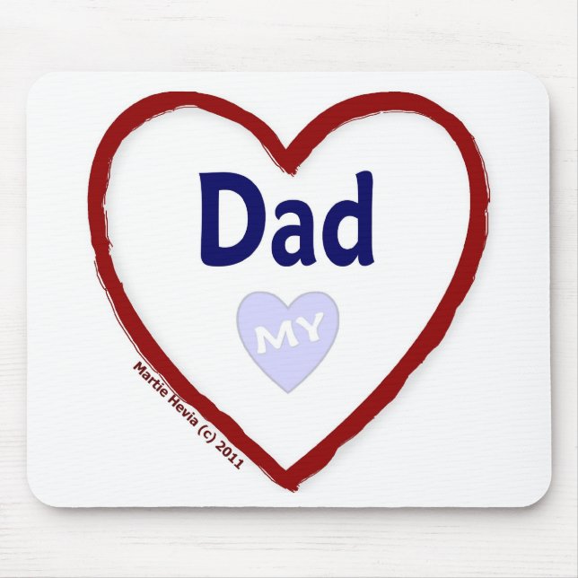 Alfombrilla De Ratón Amar a mi papá (Frente)