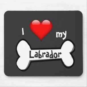 Alfombrilla De Ratón Amar a mi Personalizado de raza de perro (entrar a