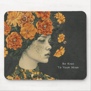 Alfombrilla De Ratón Amar a su mente la almohadilla artística del ratón