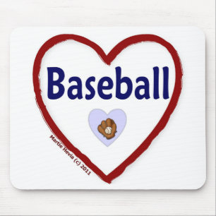 Alfombrilla De Ratón Amar el béisbol