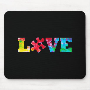 Alfombrilla De Ratón Amar el rompecabezas Piezas del rompecabezas Autis