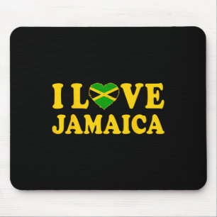 Alfombrilla De Ratón Amar Jamaica Corazón Orgulloso Jamaica Independenc