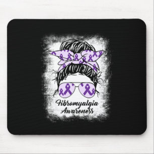 Alfombrilla De Ratón Amar La Fibromialgia Conciencia Desordenada Chica 