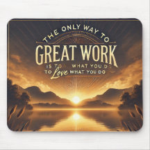 Amar lo que haces - Mousepad motivacional