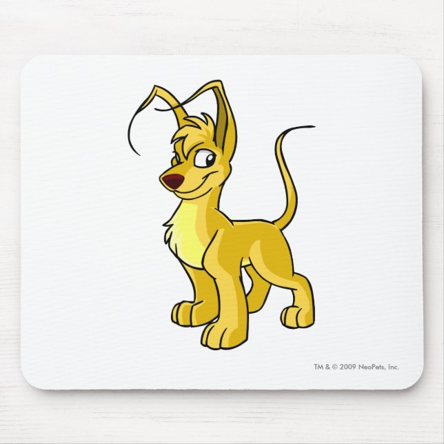 Alfombrilla De Ratón Amarillo de Gelert (Frente)