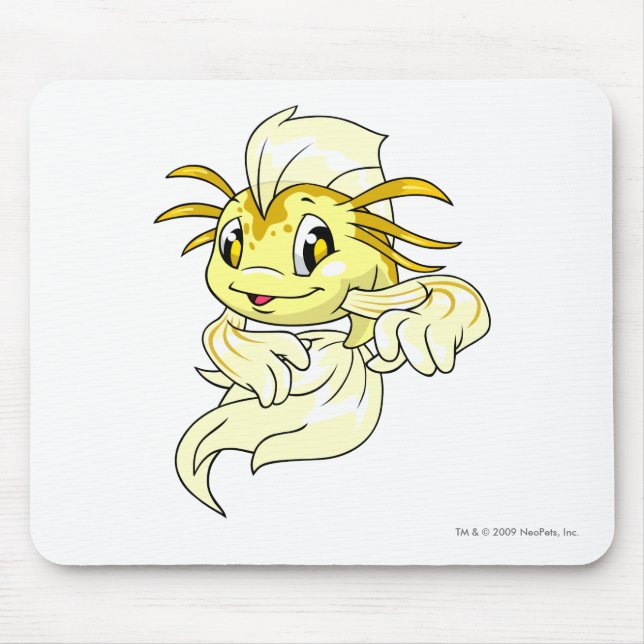 Alfombrilla De Ratón Amarillo de Koi (Frente)