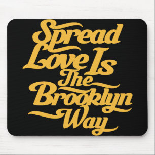 Alfombrilla De Ratón Amarillo del amor de Brooklyn