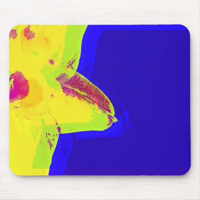 Alfombrilla De Ratón Amarillo Pop Art Daffodil Mouse Pad (Frente)