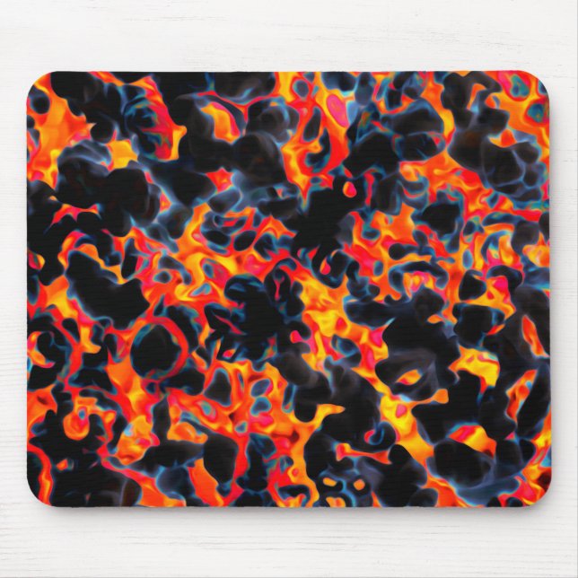 Alfombrilla De Ratón Amarillo rojo negro (Frente)