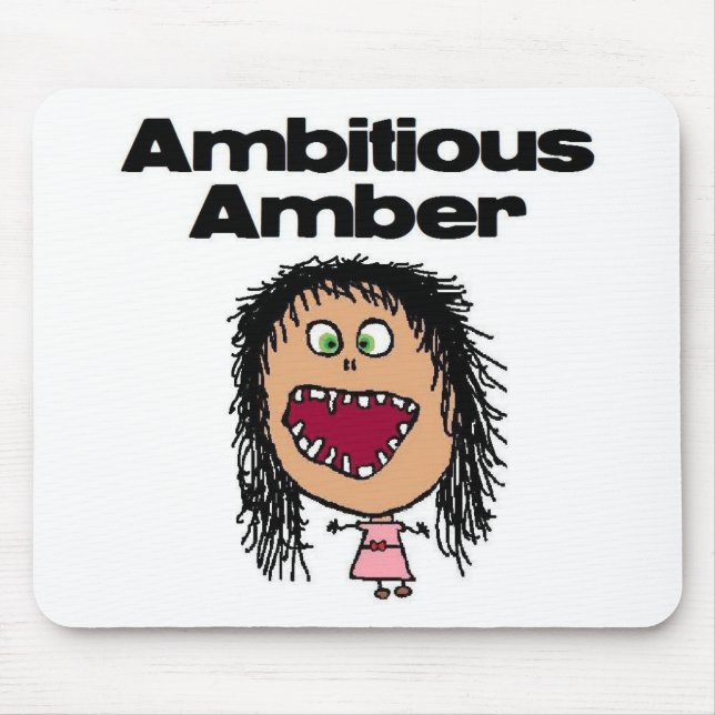 Alfombrilla De Ratón Amber Ambicioso (Frente)