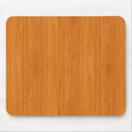 Alfombrilla De Ratón Amber Bamboo Wood Grain Look