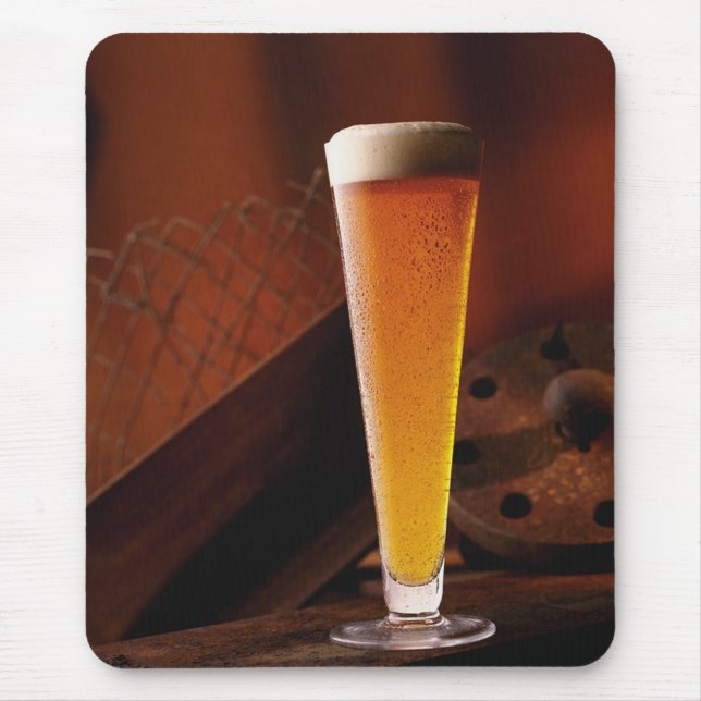Alfombrilla De Ratón Amber Beer Mousepad (Frente)