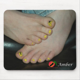Alfombrilla De Ratón Amber Feet Mousepad