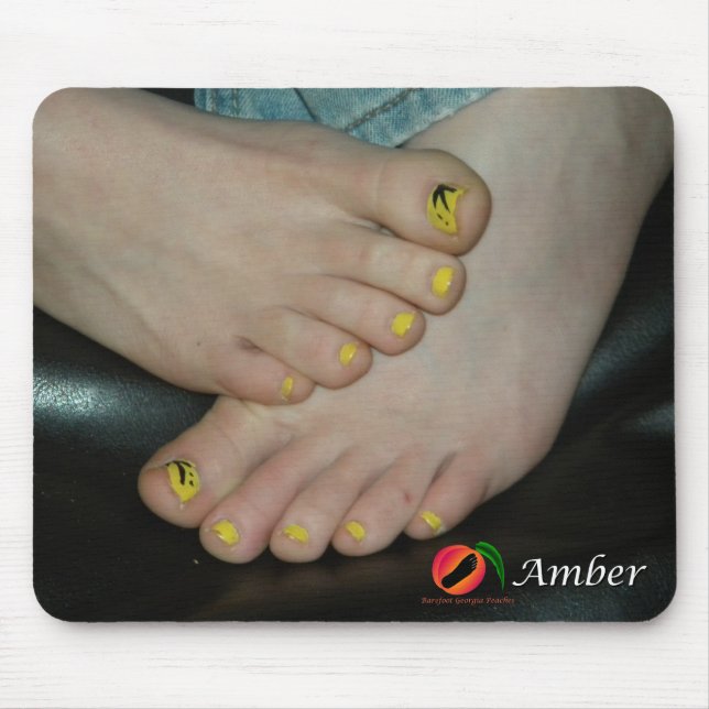 Alfombrilla De Ratón Amber Feet Mousepad (Frente)