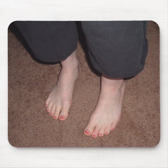 Alfombrilla De Ratón Amber Feet Mousepad (Frente)