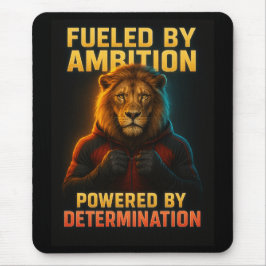 Alfombrilla De Ratón Ambition Lion Motivation Art