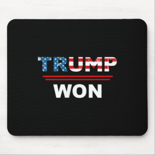 Alfombrilla De Ratón (Ambos lados) Divertido Trump ganó 45-47 Mamáes de