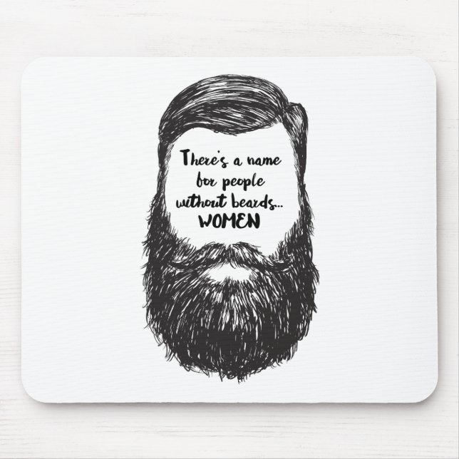 Alfombrilla De Ratón Ame la barba (Frente)