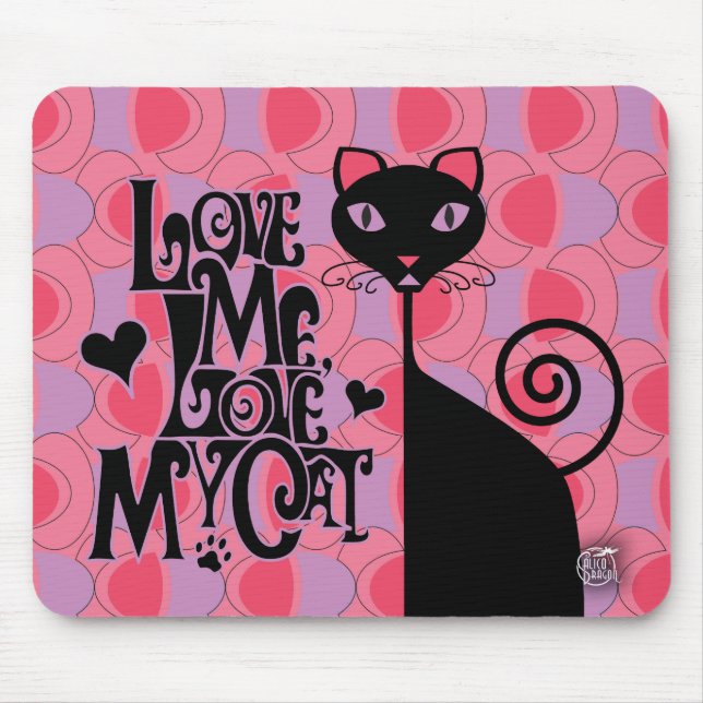 Alfombrilla De Ratón Ame mi mousepad del gato (Frente)