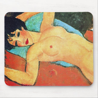 Alfombrilla De Ratón Amedeo Modigliani - Mujer Reclinada