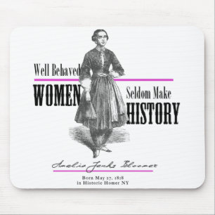 Alfombrilla De Ratón Amelia Jenks Bloomer Mousepad