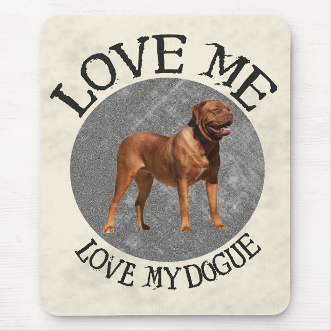 Alfombrilla De Ratón Ámeme, ame mi Dogue (Frente)