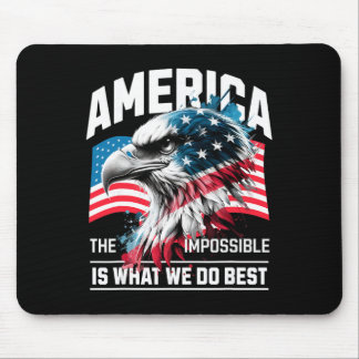 Alfombrilla De Ratón América Lo Imposible Es Lo Que Mejor Hacemos Usa _