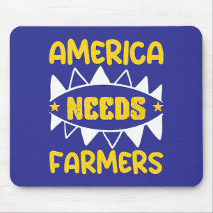 Alfombrilla De Ratón América Necesita Agricultores