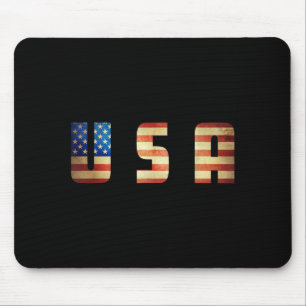 Alfombrilla De Ratón América USA bandera de EE. UU. Patriótico 4 de jul