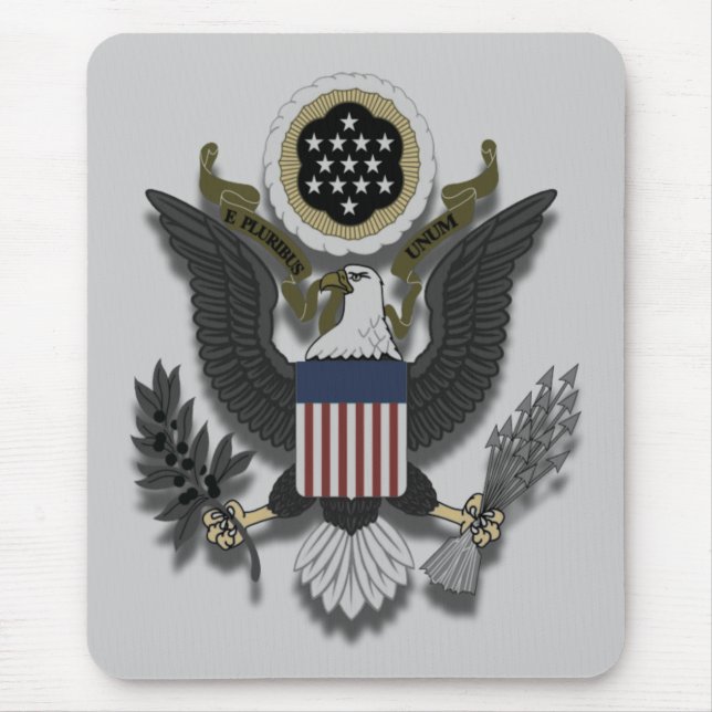 Alfombrilla De Ratón American Eagle E Pluribus Unum (Frente)
