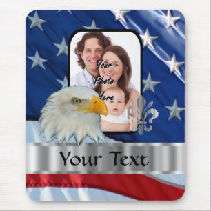 Alfombrilla De Ratón American Eagle patriótico