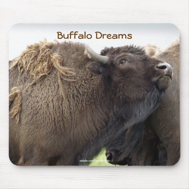 Alfombrilla De Ratón American Plains Buffalo Bison Mousepad (Frente)