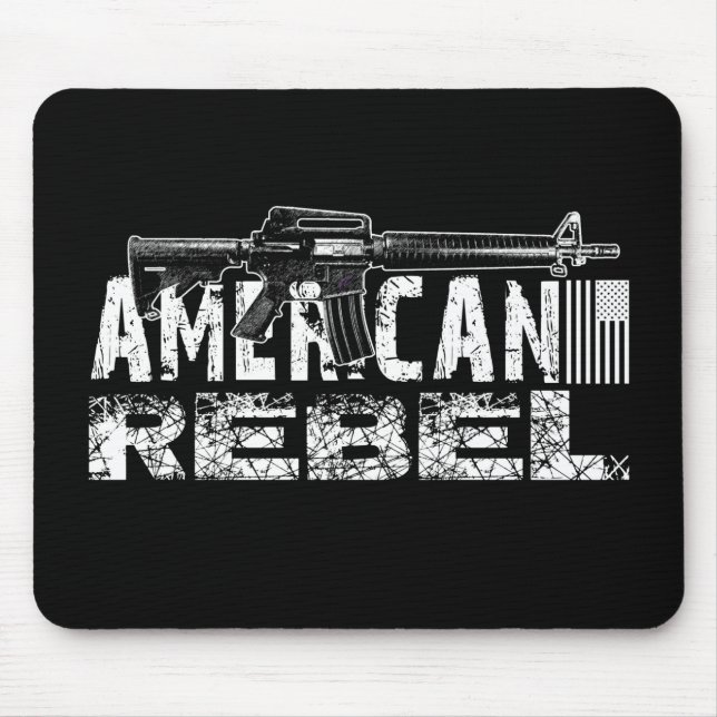 Alfombrilla De Ratón American Rebel AR-15 (Frente)