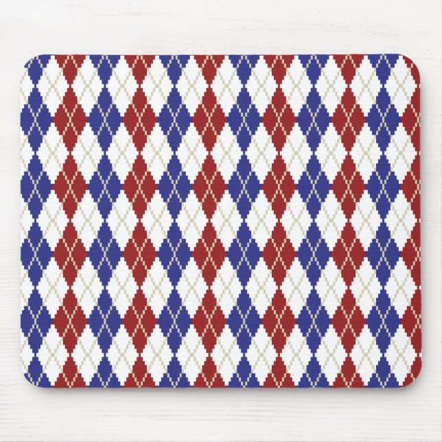 Alfombrilla De Ratón Americana Argyle Mousepad (Frente)