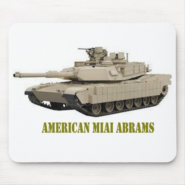 ALFOMBRILLA DE RATÓN AMERICANO M1A1 ABRAMS TANK (Frente)
