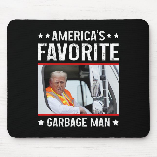 Alfombrilla De Ratón America's Favorite Garge Man Funny Trump Garge Tru (Frente)