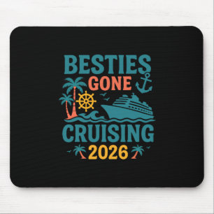 Alfombrilla De Ratón Amigas se van de crucero 2026 Chicas coincidentes